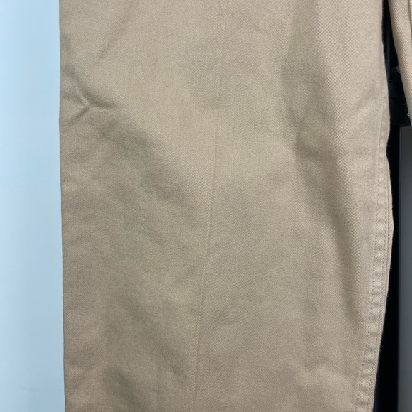 Bogner Khaki Tan High Waist Rough Straight Leg Pants - Picture 4 of 12